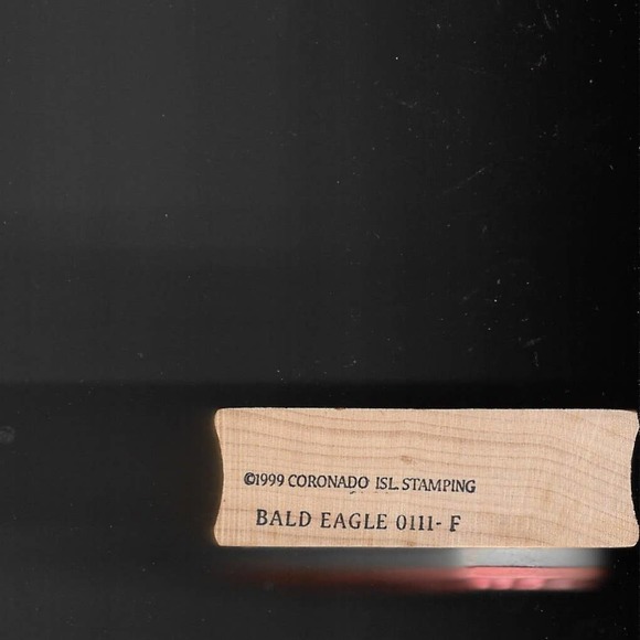 Rubber STAMP Bald Eagle 0111- F Coronado Island Stamping Company 1999 - Picture 4 of 6